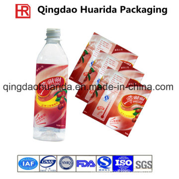 PVC/Pet Shrink Label for Bottled Beverage Packing with Customer Logo